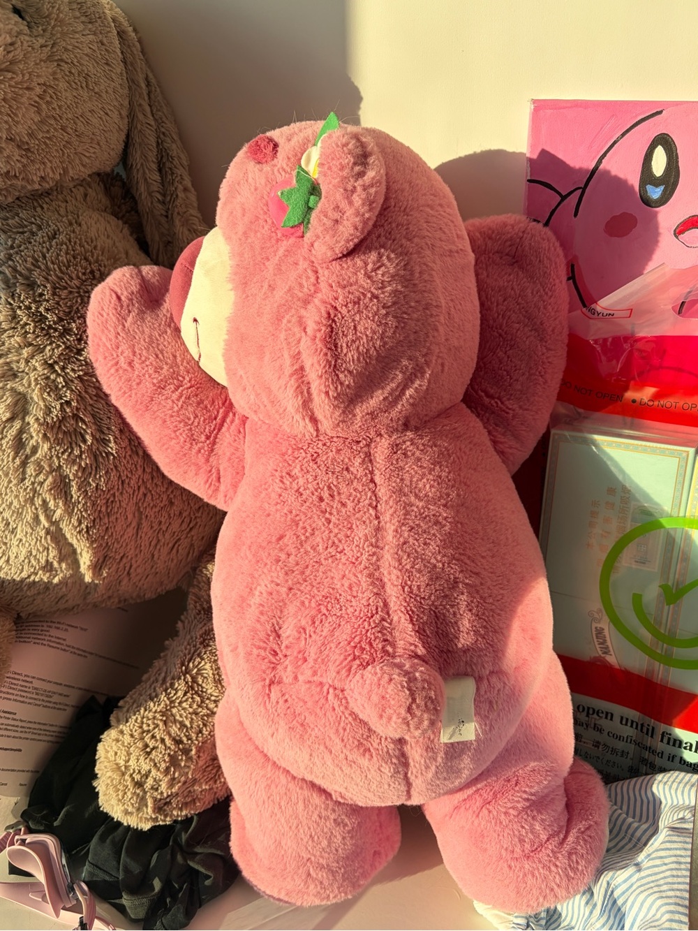 Plush Pink Teddy Bear Stuffed Animal - Soft Kids Toy